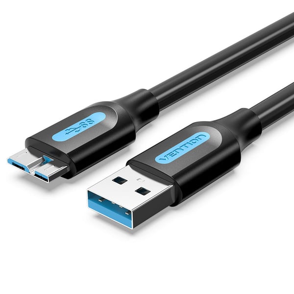Vention COPBH USB-kaapeli USB 2.0 2 m USB A Micro-USB B Musta