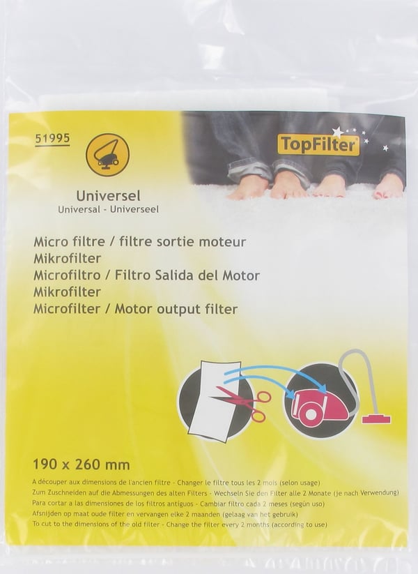 TopFilter 51995 støvsuger tilbehør & forsyning Filter Beholder vakuum