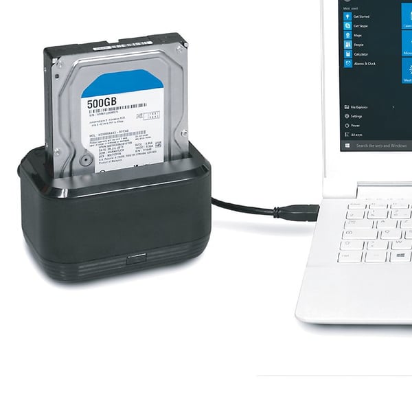 Miniatyrbild 5 av 6: Port Designs 900040 Dockningsstation för lagringsenhet Svart