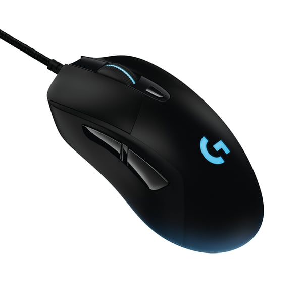Logitech G 910-004824 mus Spil Højre hånd USB Type-A Optisk 12000 dpi
