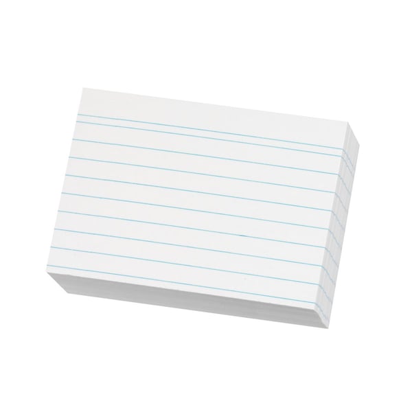 Herlitz 1150887 indekseringskort Hvid 200 stk