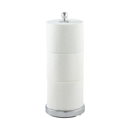 Miniatyrbillede 5 af 5: WENKO 16878100 Toiletpapir holder Gulvstående Krom
