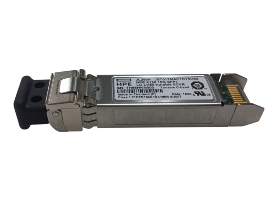HPE X130 10G SFP+ LC LH80 tunable modul til netværksmodtager Fiberoptisk 10000 Mbit/s SFP+ HPE X130 10G SFP+ LC LH80 tunable modul til netværksmodtager Fiberoptisk 10000 Mbit/s SFP+