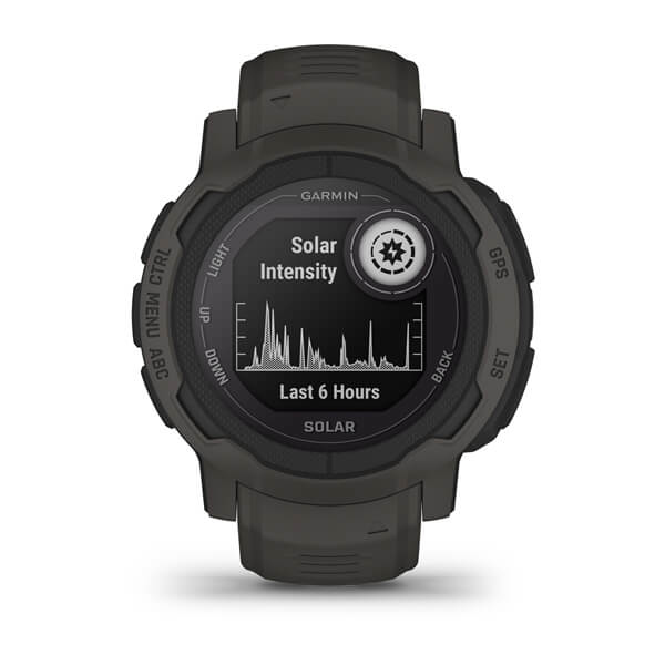 Pikkukuva 7 / 13: Garmin Instinct 2 Solar 2,29 cm (0.9") MIP 45 mm Digitaalinen 176 x 176 pikseliä Grafiitti GPS (satelliitti)