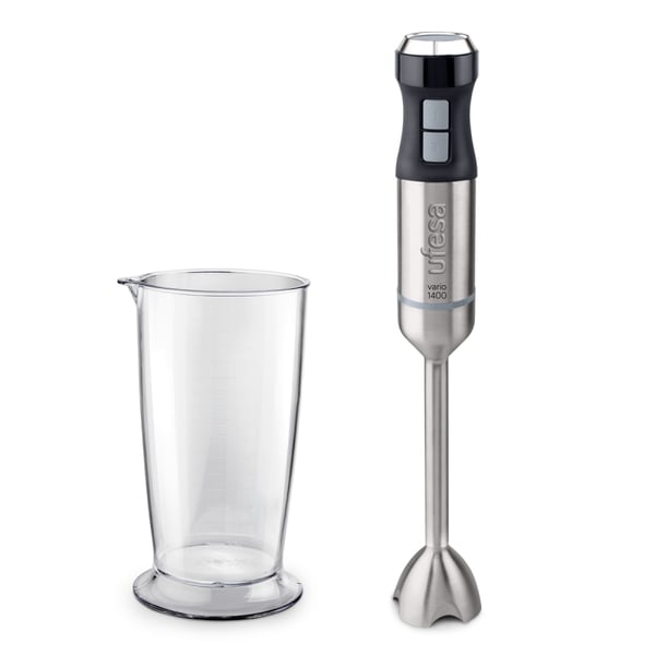Ufesa BP4750 Nedsænkning blender 1400 W Sort, Rustfrit stål