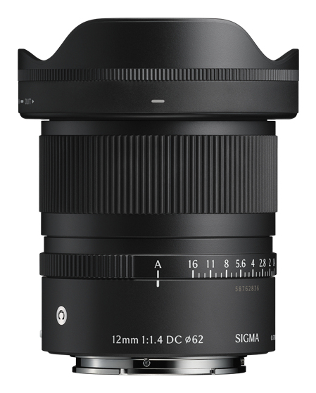 Sigma CONTEMPORARY 12mm F1.4 DC MILC Ultra bredlinse Sort