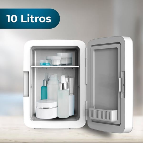 Cecotec 02698 køleskab Fritstående 10 L Blå, Hvid