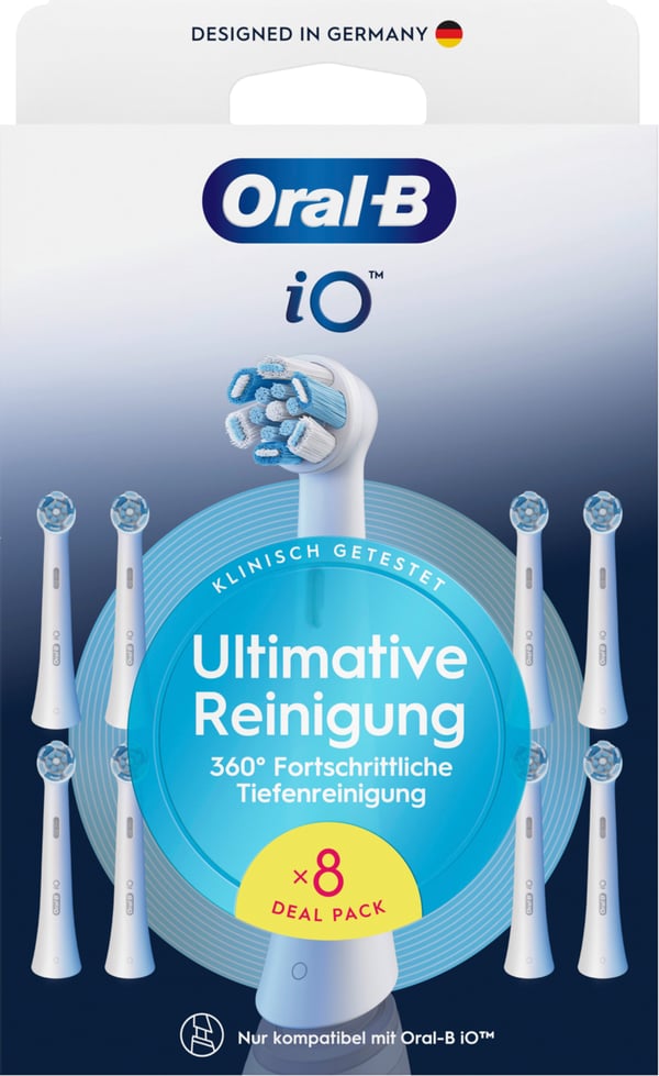Oral-B iO Ultimate Clean, 8 kpl pakkaus