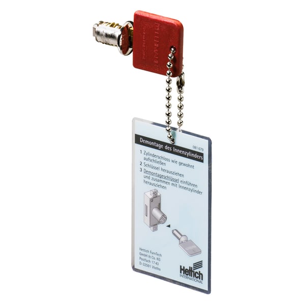 Hettich 72509 blank nøgle Hettich 72509 blank nøgle
