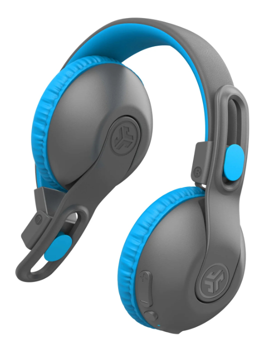 Miniatyrbillede 3 af 6: JLab JBuddies Studio 2 Headset Kabel & trådløs Opkald/musik USB Type-C Bluetooth Blå, Grå