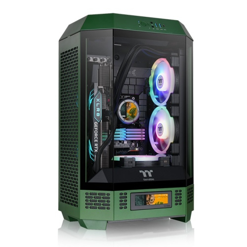 Thermaltake 300 Racing Green Micro Tower Grön