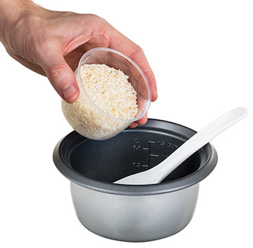 Miniatyrbillede 5 af 6: Russell Hobbs 27020-56 riskoger 0,4 L 200 W Sort, Hvid