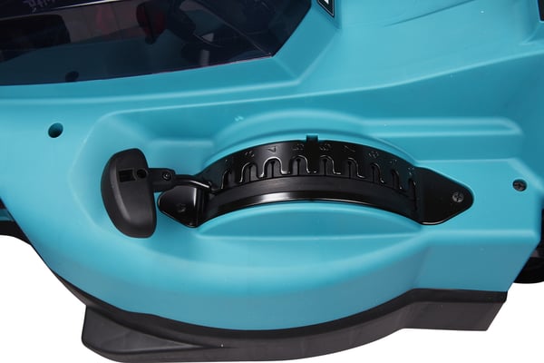 Miniatyrbild 4 av 18: Makita DLM480Z gräsklippare Handgräsklippare Batteri Svart, Turkos