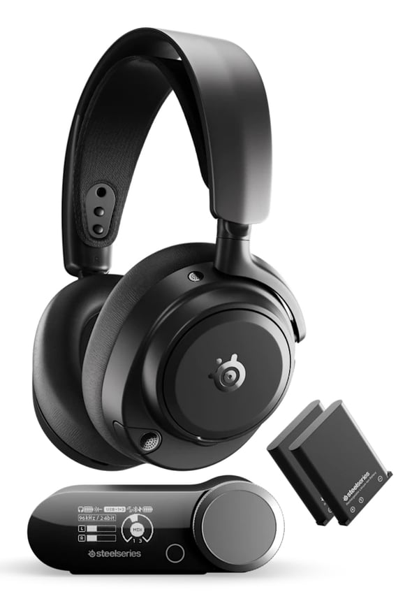 Steelseries Arctis Nova Pro Omni Hörlurar Kabel & Trådlös Huvudband Spela USB Type-C Bluetooth Svart Steelseries Arctis Nova Pro Omni Hörlurar Kabel & Trådlös Huvudband Spela USB Type-C Bluetooth Svart