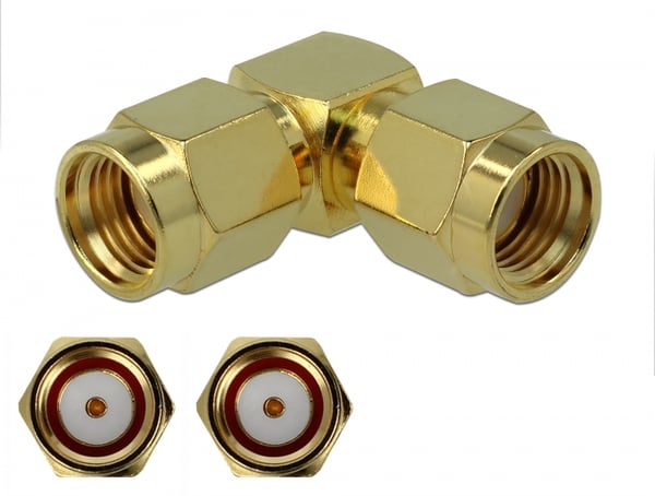 DeLOCK 89962 kabel kønsskifter RP-SMA Guld DeLOCK 89962 kabel kønsskifter RP-SMA Guld