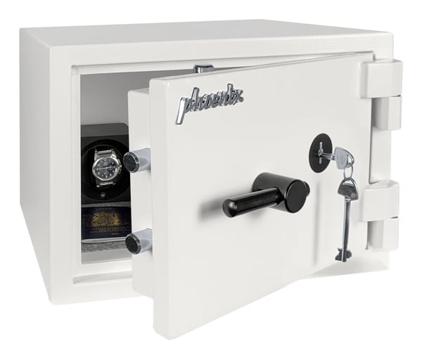 Miniatyrbillede 5 af 12: Phoenix Safe Co. Fortress SS1452K Gulv pengeskab 22 L Hvid