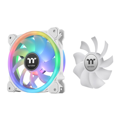 Thermaltake SWAFAN 14 RGB Radiator Fan TT Premium Edition White Computerkabinet Luftkøler 14 cm Hvid 3 stk