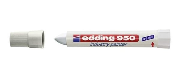 Miniatyrbillede 1 af 14: Edding 950 speedmarker Projektilspids Hvid 1 stk