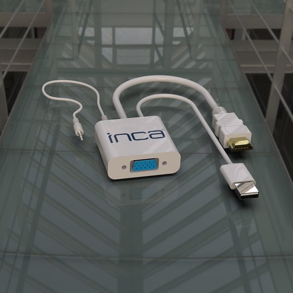 Inca IVTH-01 USB-grafikadapter Vit
