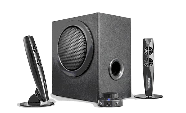 Miniatyrbild 1 av 7: Wavemaster Stax BT mikrofonset Universal Svart 2.1 kanaler 20 W Bluetooth