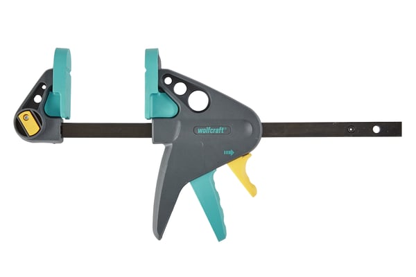 wolfcraft GmbH 3456000 klemme Skruetvinge 15 cm Grøn, Grå, Gul
