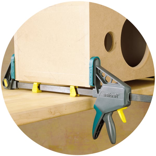 wolfcraft GmbH 3033000 puristin Liimapuristin (bar) 70 cm Vihreä, Keltainen
