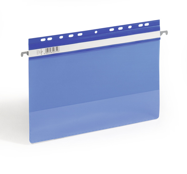 Durable 2561-06 hängmapp Plast A4 Blå, Transparent 1 styck