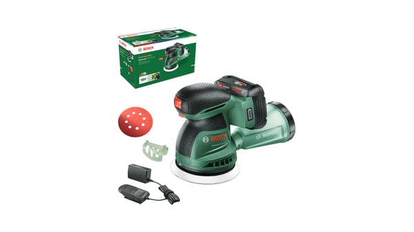Miniatyrbillede 5 af 8: Bosch UniversalOrbit 18V-20 Rystepudser 23000 OPM Sort, Grøn
