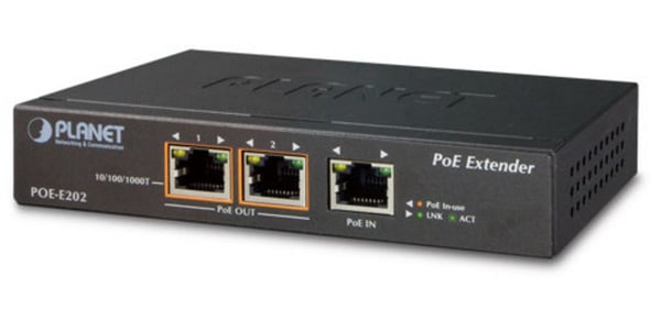 PLANET POE-E202 nätverksförlängare Nätverkssändare och -mottagare Svart 10, 100, 1000 Mbit/s PLANET POE-E202 nätverksförlängare Nätverkssändare och -mottagare Svart 10, 100, 1000 Mbit/s