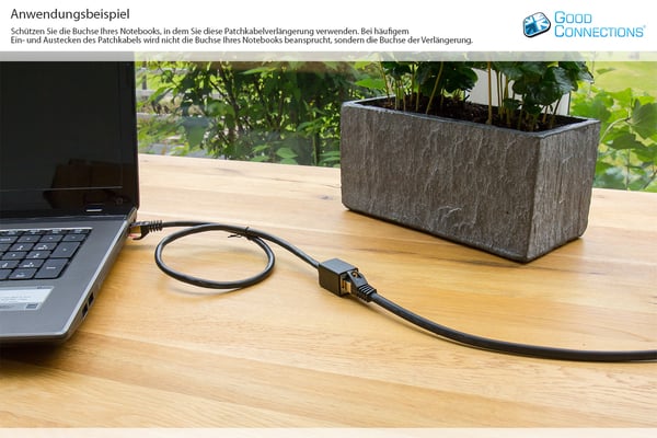 Miniatyrbillede 2 af 4: Alcasa 8070VR-005S netværkskabel Sort 0,5 m Cat7 S/FTP (S-STP)