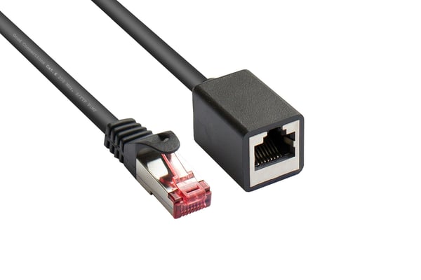 Miniatyrbillede 1 af 4: Alcasa 8063VR-050S netværkskabel Sort 5 m Cat6 S/FTP (S-STP)
