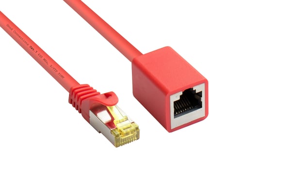 Miniatyrbillede 1 af 4: Alcasa 8070VR-010R netværkskabel Rød 1 m Cat7 S/FTP (S-STP)