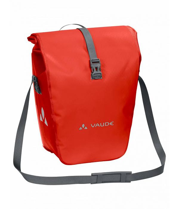 Miniatyrbillede 1 af 4: VAUDE Aqua Back Single Sadel Cykeltaske 24 L Stof, Polyurethan Grå, Rød