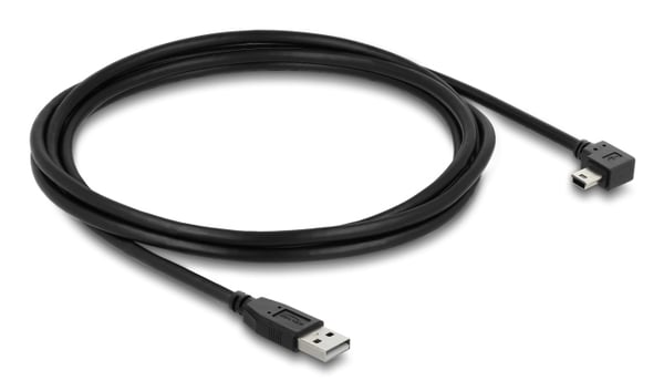 Pikkukuva 1 / 2: DeLOCK 81652 USB-kaapeli USB 2.0 2 m USB A Mini-USB B 0,48 Gbit/s Musta