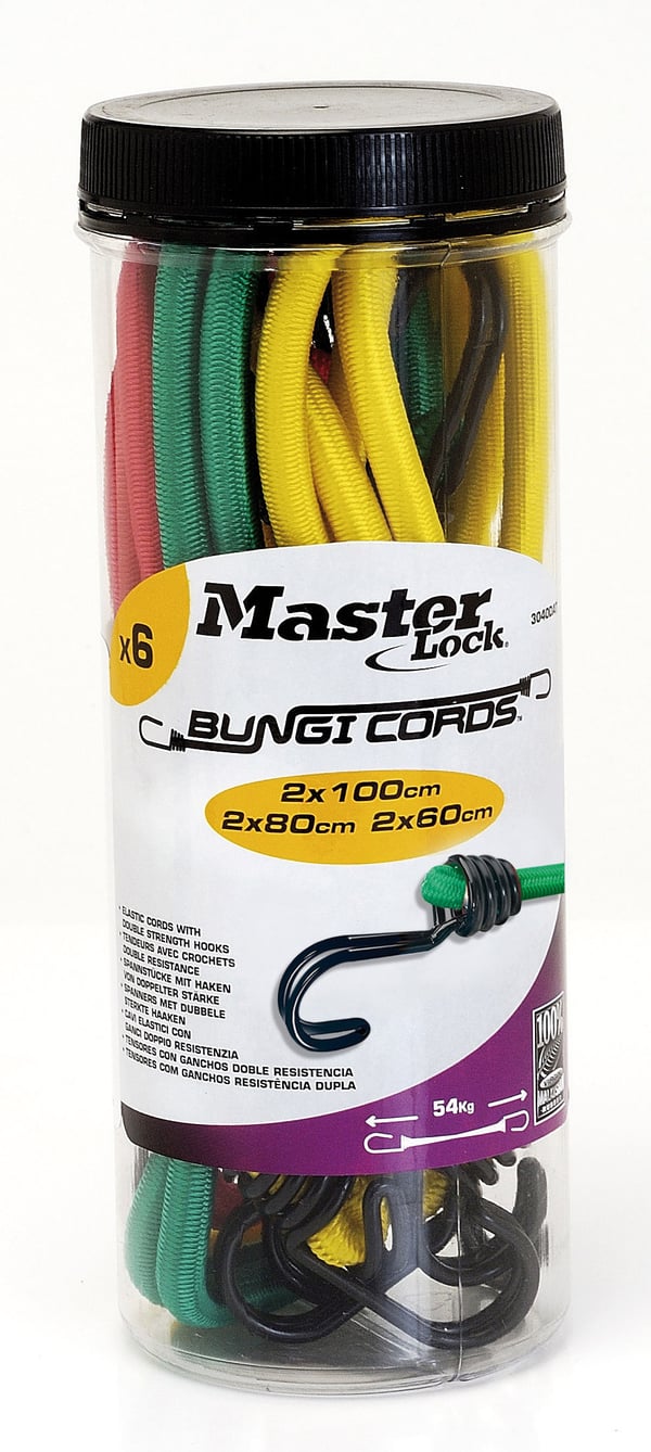 MASTER LOCK 3040EURDAT bungeesnor 6 stk