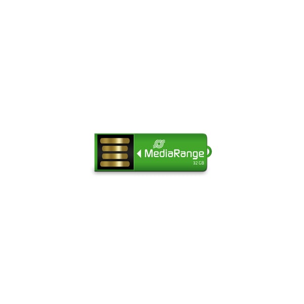 MediaRange MR977 USB-nøgle 32 GB USB Type-A 2.0 Grøn