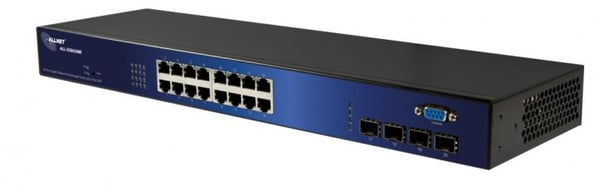 ALLNET ALL-SG8420M hanterad L2 Gigabit Ethernet (10/100/1000) 19U Svart