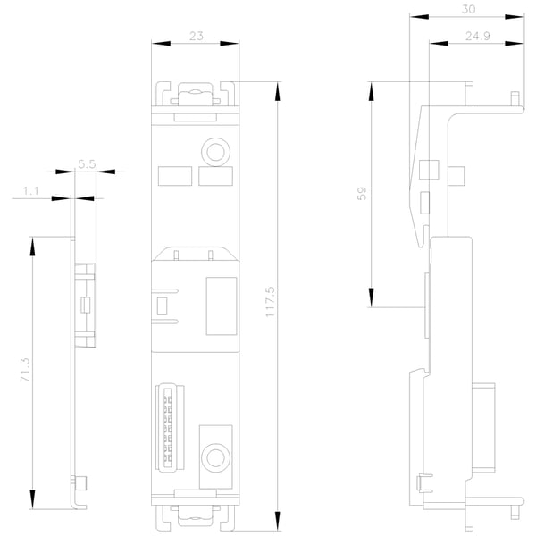 Siemens 3ZY1212-2DA00 3ZY12122DA00 Geräte-Verbinder