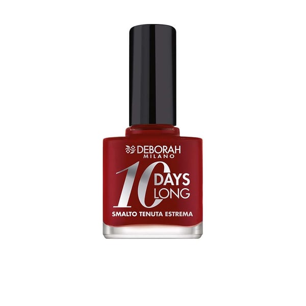 Deborah Milano 10 Days Long neglelak 11 ml Rød Glans Deborah Milano 10 Days Long neglelak 11 ml Rød Glans