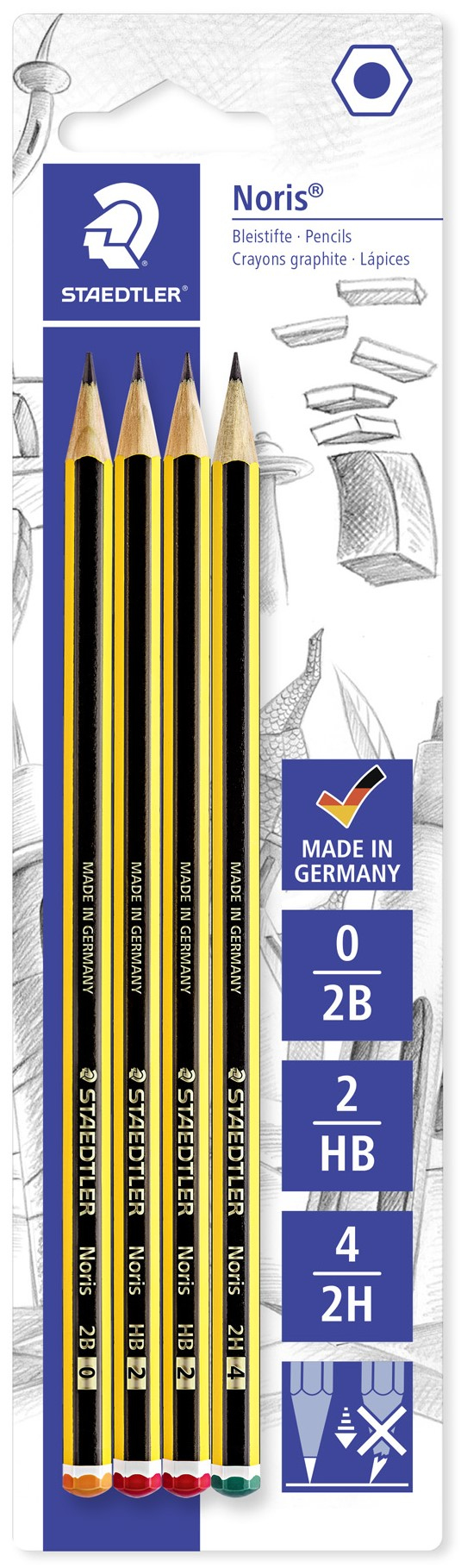 Miniatyrbild 1 av 4: Staedtler Noris 120 Multi 4 styck