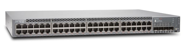 Juniper EX2300-48P nätverksswitchar hanterad L2/L4 Gigabit Ethernet (10/100/1000) Strömförsörjning via Ethernet (PoE) stöd 1U Svart
