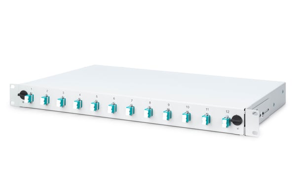Miniatyrbillede 1 af 8: Digitus DN-96331/3 fiber adapter LC 1 stk Grå