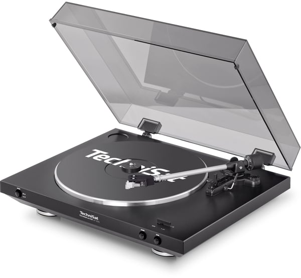 Miniatyrbillede 3 af 6: TechniSat TechniPlayer LP 200 Bæltedrevet pladespiller Sort, Sølv