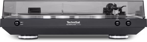 Miniatyrbillede 1 af 6: TechniSat TechniPlayer LP 200 Bæltedrevet pladespiller Sort, Sølv