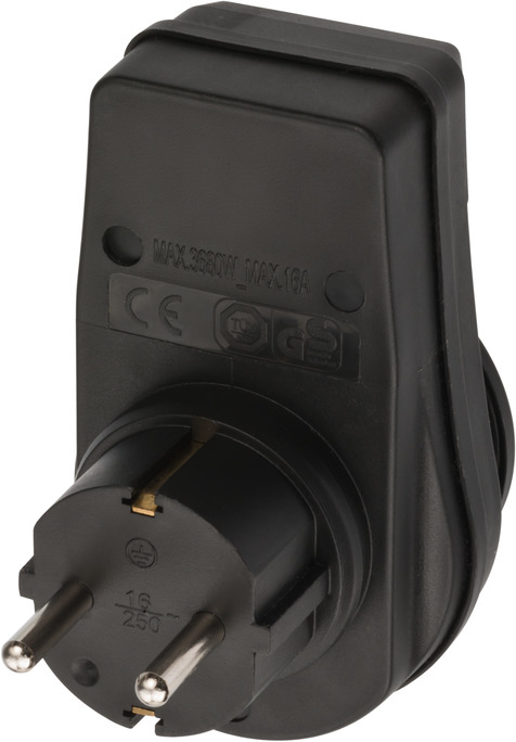 Brennenstuhl 1508280001 reseadaptrar Svart