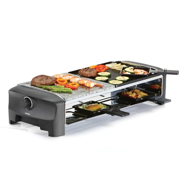 Miniatyrbillede 6 af 17: Princess 162820 raclette grill 8 person(er) 1400 W Sort
