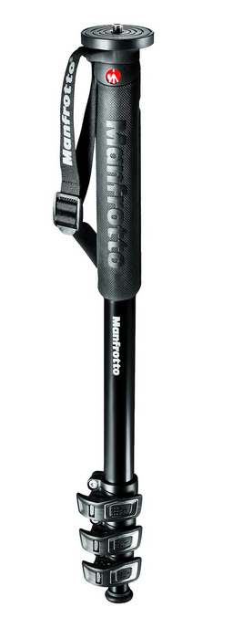 Miniatyrbild 3 av 3: Manfrotto MPMXPROA4 enbensstativ för kamera 1/4, 3/8" Aluminium Svart