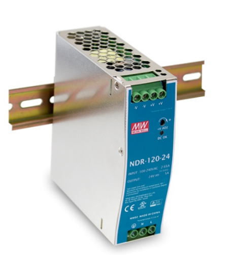 MEAN WELL NDR-120-12 virtalähdeyksikkö 120 W Metallinen