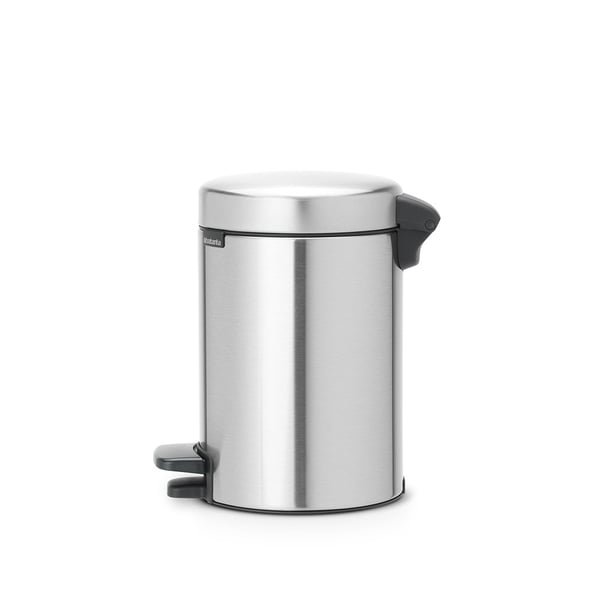 Brabantia Pedal Bin newIcon Rund Børstet stål