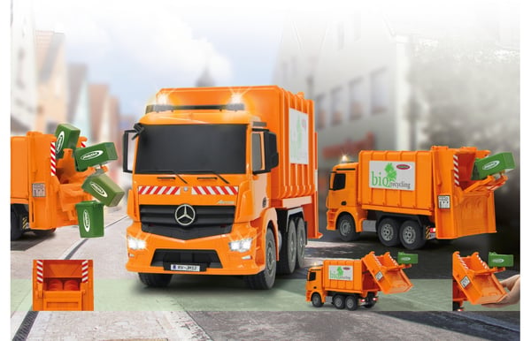 Miniatyrbillede 8 af 8: Jamara 405079 Radio-kontrolleret (RC) model Skraldebil Elektrisk motor 1:20